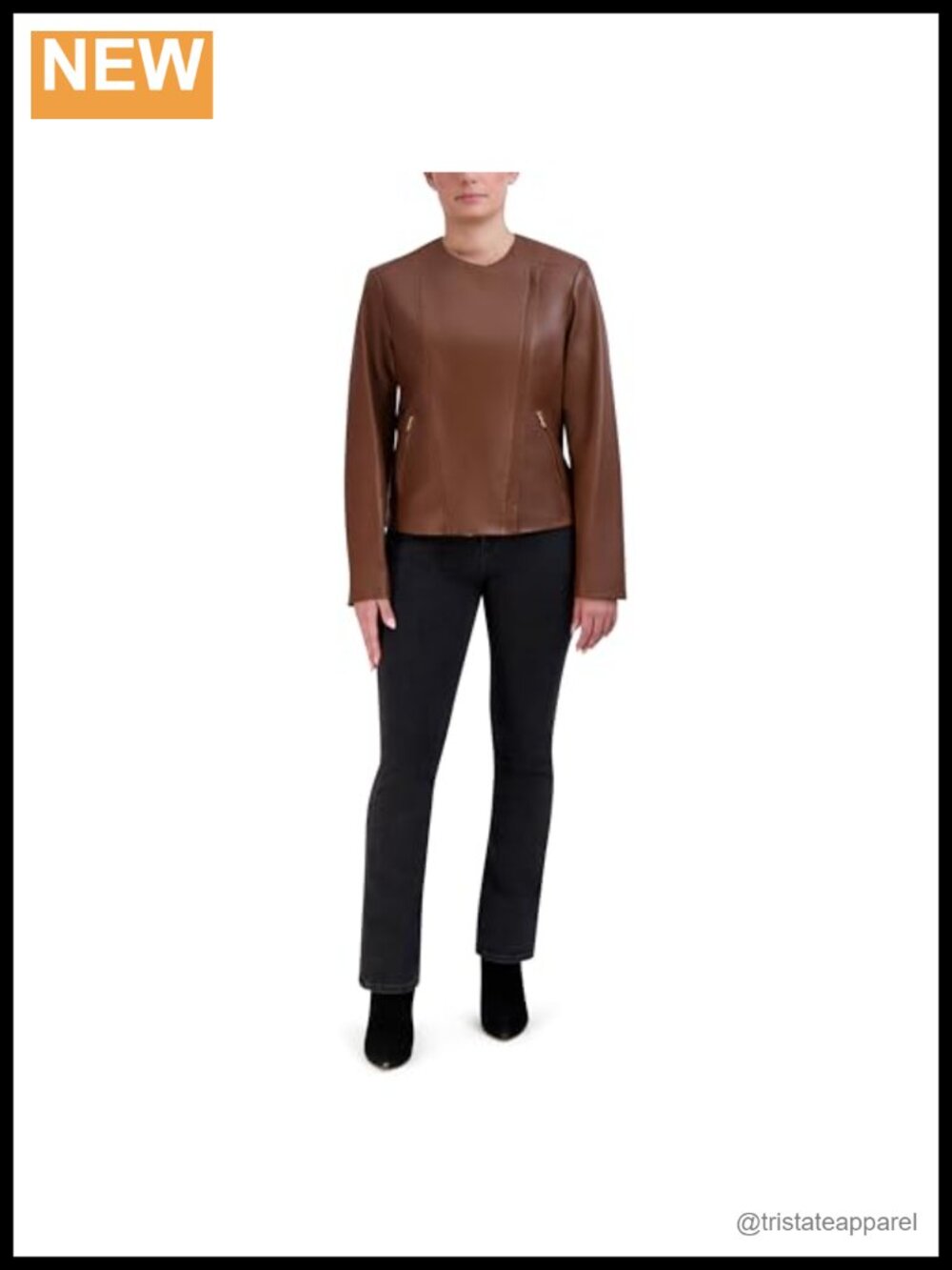 Genuine Leather Casual Classic Jacket Long Sleeve